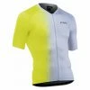 Maillot Manches Courtes Northwave Blade Gris/Jaune Fluo