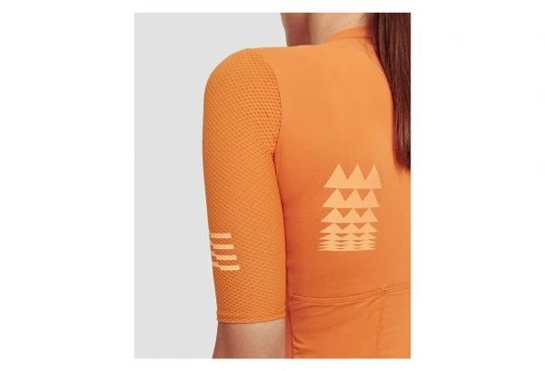 Maillot Manches Courtes Femme MAAP Shift Pro Base Jersey Topaz Orange – Image 6