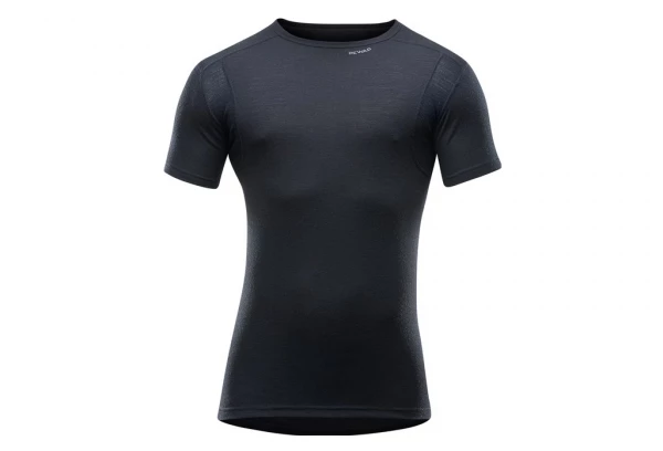 T-Shirt Merinos Devold Hiking Noir