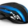 Casque MET Trenta 3K Carbon Mips Noir Bleu Metallic Mat 2022