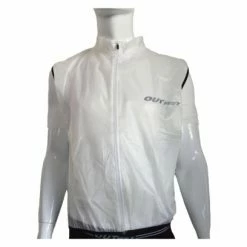 Gilet Sans-manches Imperméable Outwet Zip Blanc