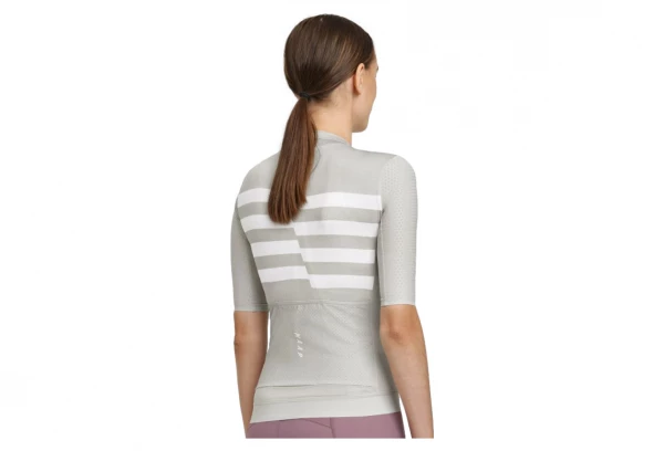 Maillot Manches Longues Femme MAAP Emblem Pro Hex Natural Gris – Image 2