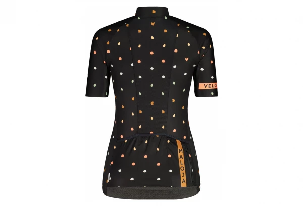 Maillot Manches Courtes Femme Maloja SimilaunM. 1/2 Moonless Noir – Image 2
