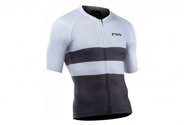 Maillot Manches Courtes Northwave Blade Air Gris Dark/Blanc