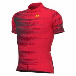 Maillot Manches Courtes Alé Turbo Rouge