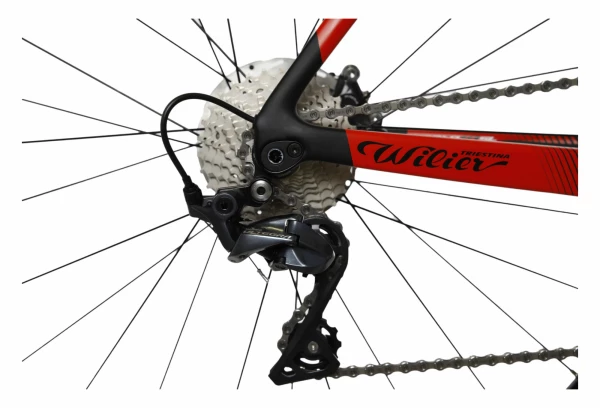 Vélo De Route Wilier Triestina Cento10 SL Shimano Ultegra 11V 700 Mm Noir Rouge 2022 Rouge / Noir – Image 5