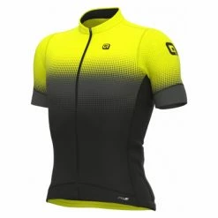 Maillot Manches Courtes Alé Gradient Jaune Fluo