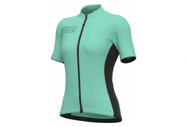 Maillot Manches Courtes Femme Alé Color Block Vert D'eau