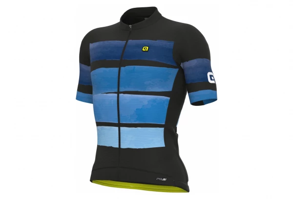 Maillot Manches Courtes Alé Track Bleu
