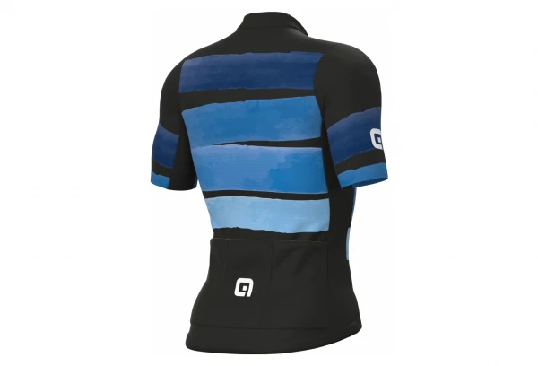 Maillot Manches Courtes Alé Track Bleu – Image 2