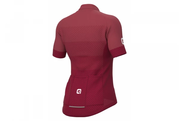 Maillot Manches Courtes Femme Alé Level Bordeaux – Image 2