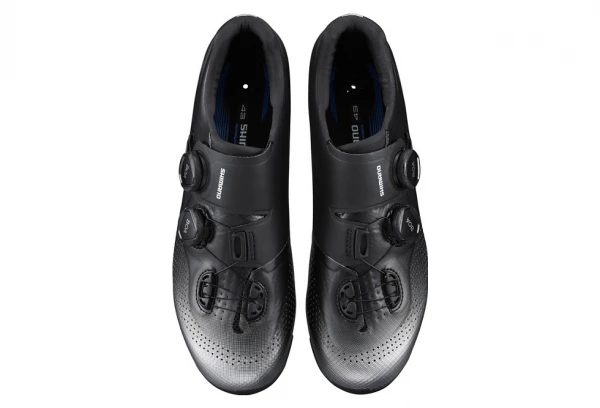 Paire De Chaussures Route Shimano RC702 Noir/Argent Noir / Argent – Image 2