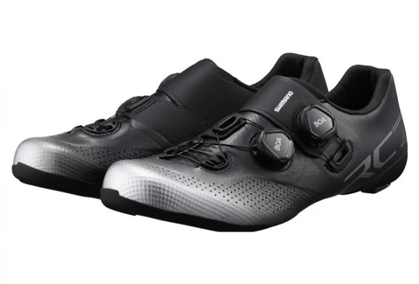 Paire De Chaussures Route Shimano RC702 Noir/Argent Noir / Argent – Image 5