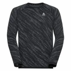 Maillot Manches Longues Odlo Blackcomb Light Noir / Gris