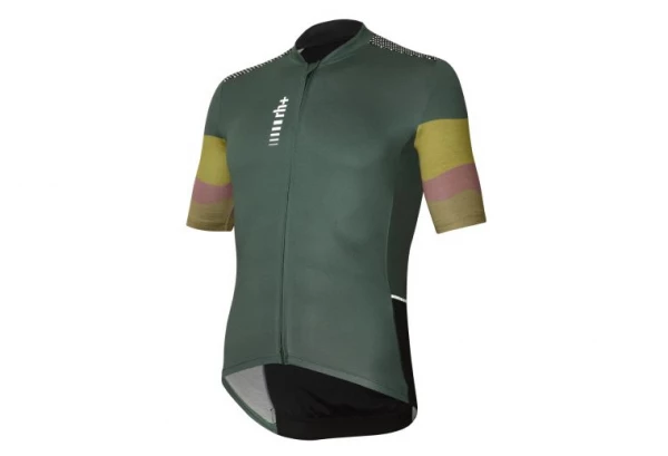 Maillot Manches Courtes ZeroRH+ Tous Terrains Vert Noir