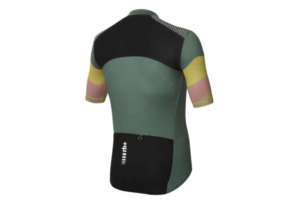 Maillot Manches Courtes ZeroRH+ Tous Terrains Vert Noir – Image 2