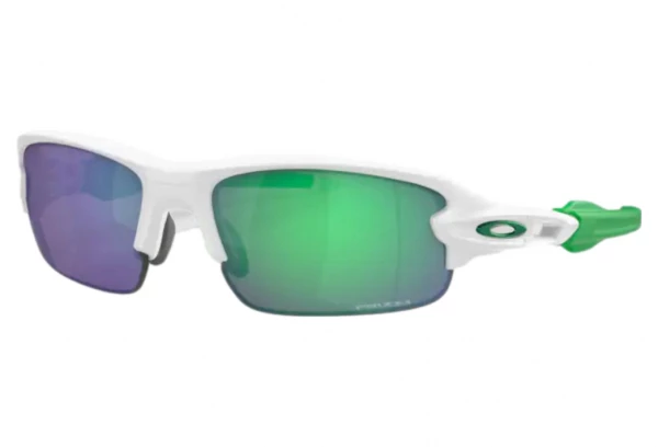 Lunettes Enfant Oakley Flak XXS Matte White / Prizm Ruby / Ref. OJ9008-0958 Blanc / Bleu – Image 5