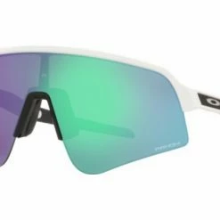 Lunettes Oakley Sutro Lite Sweep Matte White / Prizm Road Jade / Ref. OO9465-0439 Noir / Gris