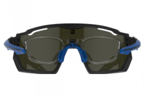 Coffret AZR Pro Race RX Noir Mate / Ecran Bleu + Ecran Incolore Blanc / Bleu – Image 6