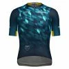 Maillot Manches Courtes Gobik X Alltricks CX Pro Géométrique Bleu