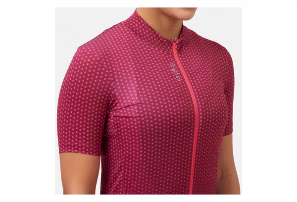 Maillot Manches Courtes Odlo Zeroweight Chill-Tec Rose – Image 3
