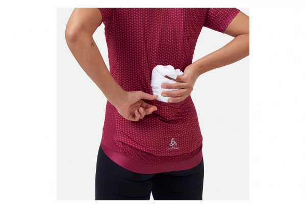 Maillot Manches Courtes Odlo Zeroweight Chill-Tec Rose – Image 4