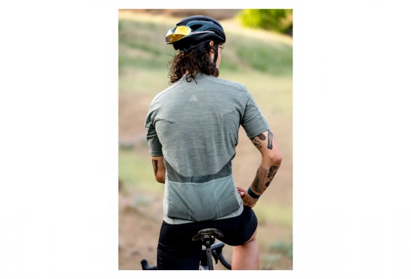 Maillot Manches Courtes 7Mesh Horizon Thyme Vert – Image 6