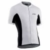 Maillot Manches Courtes Northwave Force ZIP Blanc