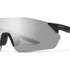 Lunettes Smith Reverb Noir / ChromaPop Platinum Mirror Blanc / Noir