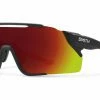 Lunettes Smith Attack MAG MTB Noir Orange / ChromaPop Rouge Mirror Noir / Rouge