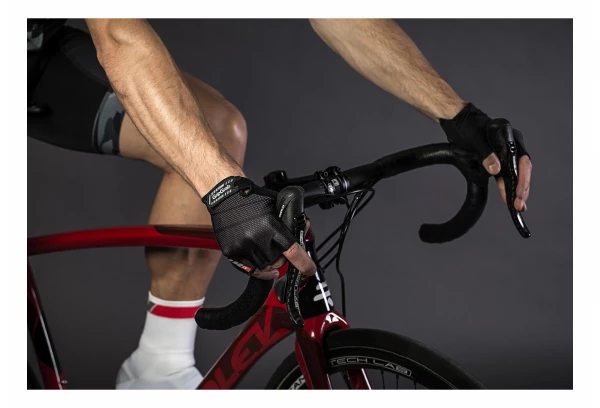 Paire De Gants Courts GripGrab Rouleur Noir Noir / Noir – Image 2