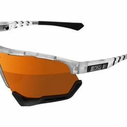 Lunettes SCICON Aerotech Glace Mate / Multimirror Bronze Noir / Rouge