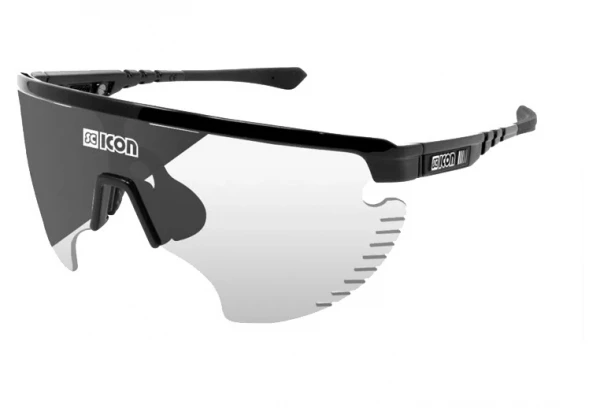 Lunettes SCICON Aerowing Lamon Noir / Photochromic Silver Mirror Noir / Miroir
