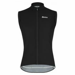 Gilet Sans Manches Santini Nebula Puro Windbreaker Noir