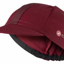 Casquette Castelli Endurance Bordeaux Noir