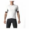 Maillot Manches Courtes Castelli Entrata VI Blanc