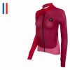 Maillot Manches Longues Femme LeBram Madeleine Fuschia / Rose Coupe Ajustée