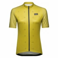 Maillot Manches Courtes Femme Gore Wear Daily Jaune Noir