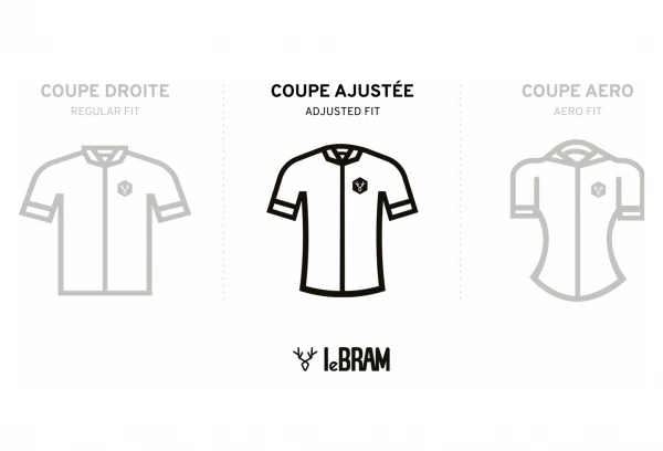 Maillot Manches Longues LeBram Madeleine Marron Coupe Ajustée Marron / Beige – Image 4