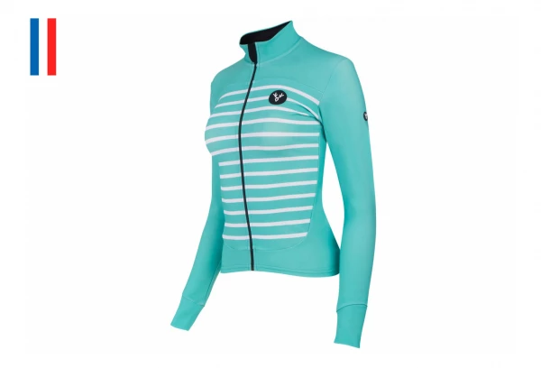 Maillot Manches Longues Femme LeBram Ventoux Blanc Coupe Ajustée â Image 9