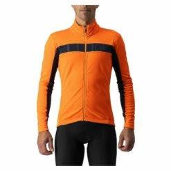 Veste Castelli Mortirolo VI Orange / Bleu