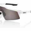 Lunettes 100% Speedcraft SL| Blanc Mat / Miroir Hipper Argent Blanc / Miroir