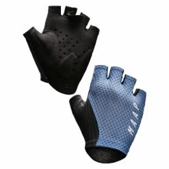 Paire De Gant Courts MAAP Pro Race Mitt Steel Bleu Bleu / Noir