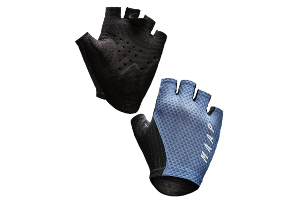 Paire De Gant Courts MAAP Pro Race Mitt Steel Bleu Bleu / Noir