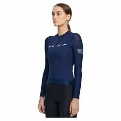 Maillot Manches Longues Femme MAAP Evade Pro Base Bleu Navy