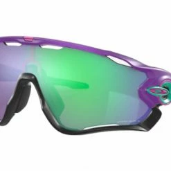 Lunettes Oakley Jawbreaker Matte Electric Purple / Prizm Jade / Ref.OO9290-6631 Argent / Rose