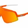 Lunettes 100% Glendale Orange / Miroir Hiper Rouge Blanc / Orange