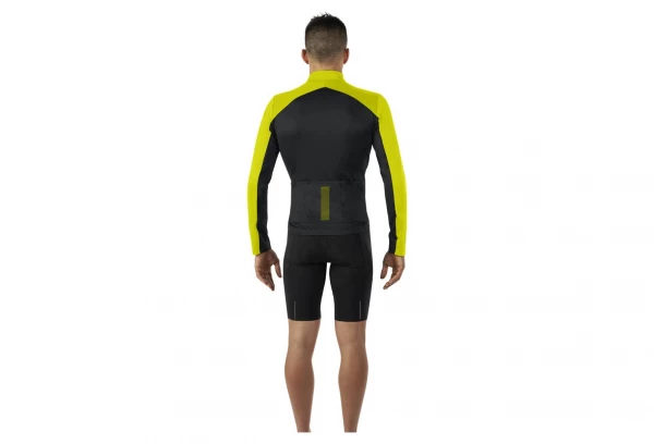 Maillot Manches Longues Mavic Cosmic Thermo Noir / Jaune â Image 2