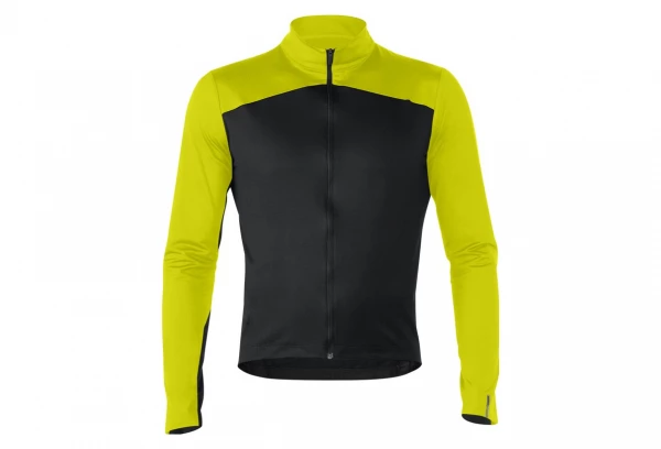 Maillot Manches Longues Mavic Cosmic Thermo Noir / Jaune â Image 4