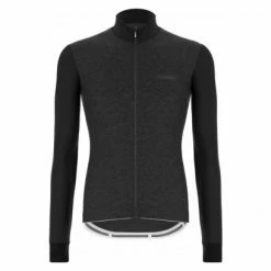 Maillot Manches Longues Santini Colore Puro Noir
